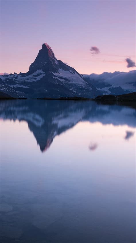 Matterhorn 4k Wallpaper Stellisee Switzerland Lake Reflection