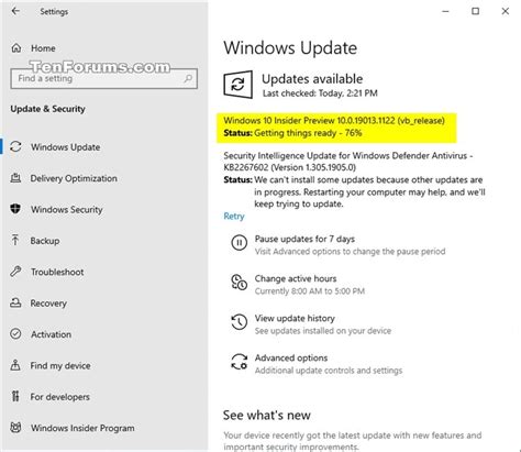 New Windows 10 Insider Preview Slow Build 190131122 20h1 Nov 11