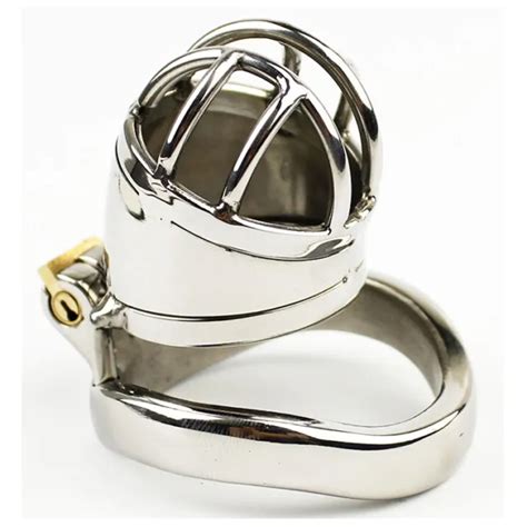 NEW DESIGN SMALL Male Chastity Devices Stainless Steel Chastity Belt