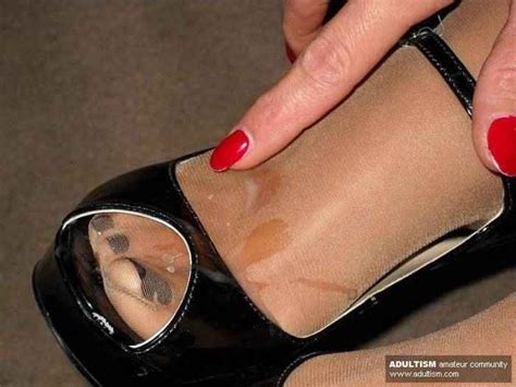 Cum On Shoes Photo Album By Pantyhose247