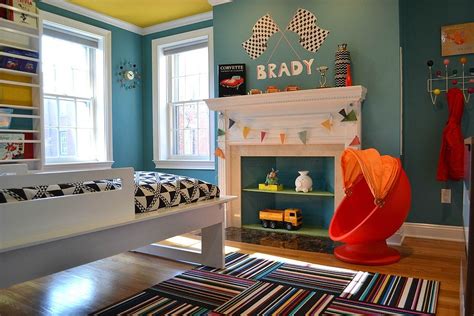 Trendy And Timeless 20 Kids Rooms In Yellow And Blue