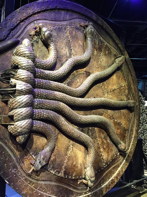The Door To The Chamber Of Secrets Is On Display And The Snakes