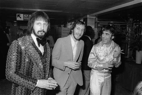 John Entwistle Pete Townshend And Keith Moon Of The Who At A Party For
