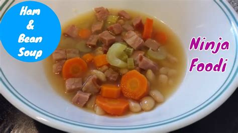 Ninja Foodi Ham And Bean Soup Slow Cook YouTube