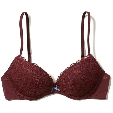Hollister Push Up Plunge Lace Cup Bra 15 Liked On Polyvore Featuring Intimates Bras B