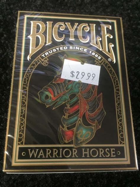Bicycle Warrior Horse Cards Barbee Barb