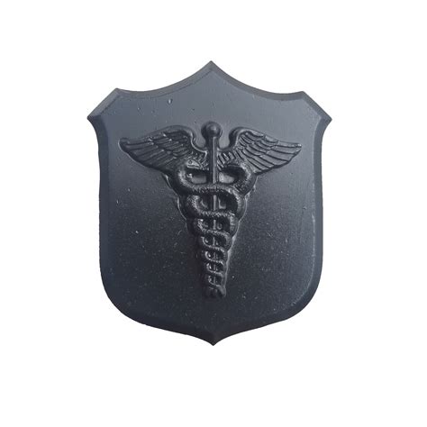 Navy Collar Device Black Metal Hospital Corpsman Pin Shield Caduceus