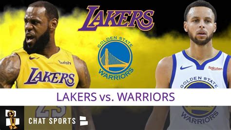 Lakers Vs Warriors Match Up Highlights Rumors Tv Network Time