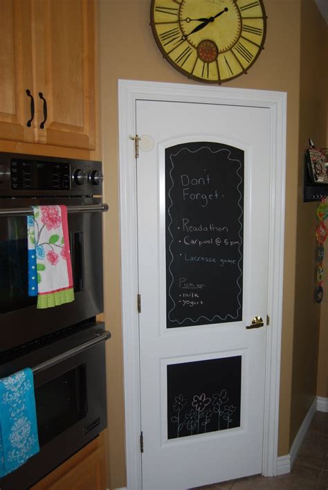 Great Idea For The Pantry Door Chalkboard Projects Pantry Renovation