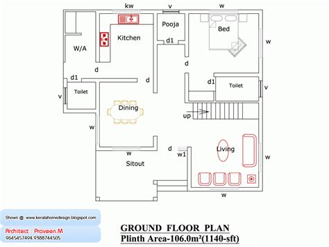 5 cent house plan design. 1500 Sq Ft House Plans In India Free Download 2 Bedroom ...