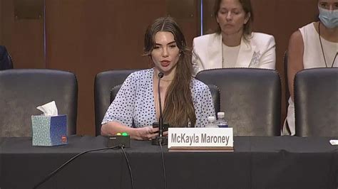 U S Gymnast Mckayla Maroney Gives Statement At Hearing On Fbi S Handling Of Larry Nassar Case