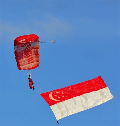 Red Lions Singapore Ther Singapore Armed Forces Red Lions Parachute