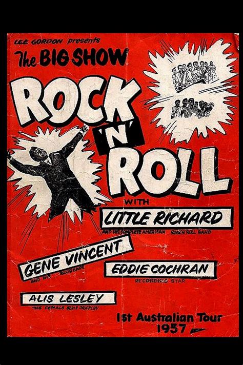 Vintage Rock Posters Stadium First Rock N Roll Posters 1957