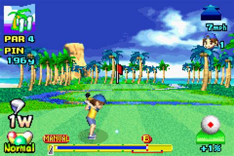 Mario Golf Advance Tour Gba 072 The King Of Grabs