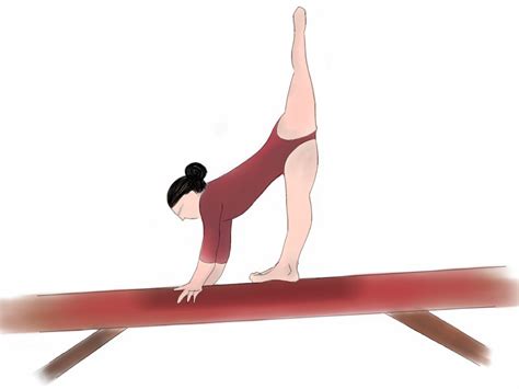 How To Walk On A Gymnastics Balance Beam Steps With Pictures