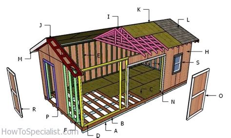 12x24 Lofted Cabin Layout We Designed This Innovative Raised Roof