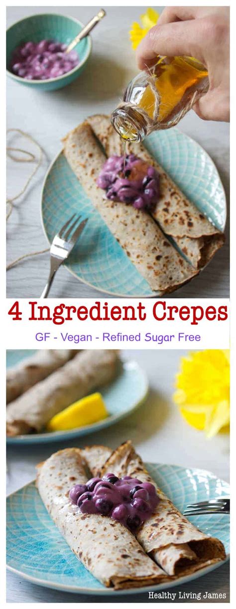 Gluten Free Vegan Crepes - Healthy Living James