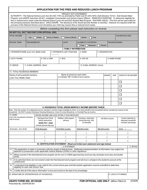 Usafe Form 400 Fill Out Sign Online And Download Fillable Pdf