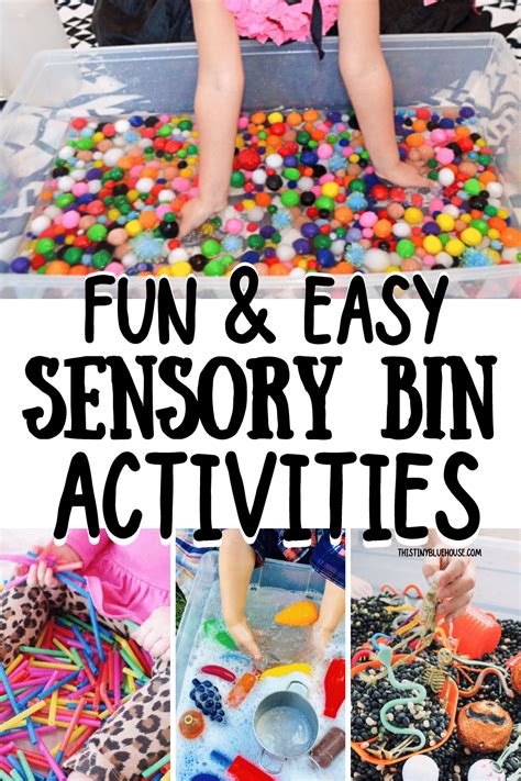 60 Super Fun Sensory Bin Activities For Young Kids - This Tiny Blue House
