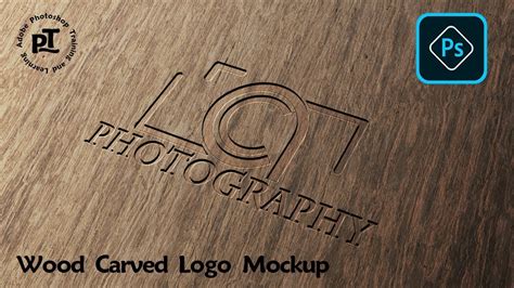 Create A Wood Carved Logo Mockup In Photoshop Youtube