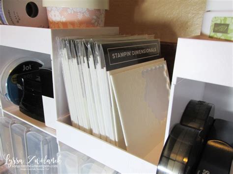 My First Set Up With Storage By Stampin Up Marker Storage Cube