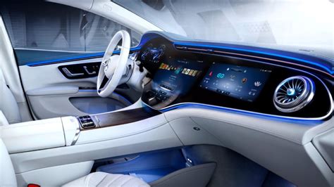 Mercedes Benz EQS Interior Design The All Electric Luxury Saloon YouTube