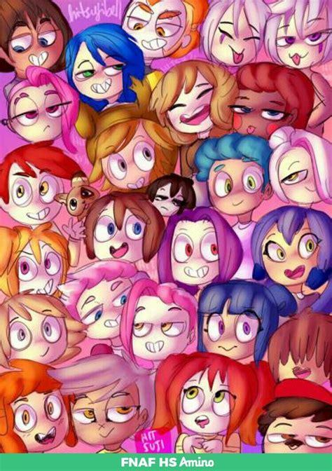 Fnafhs Todos Los Personajes♡♡ Fnafhs Fnafhs Amino Dibujos De Fnafhs