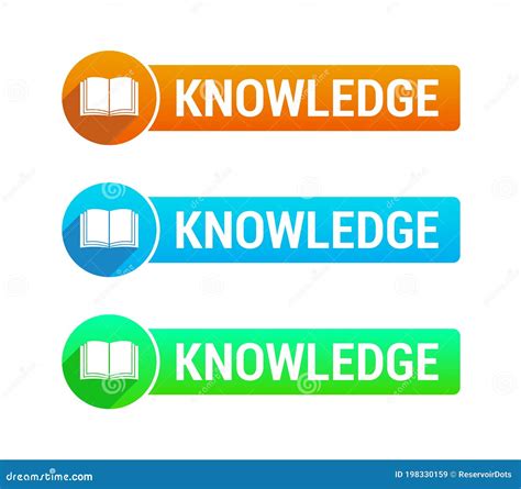 Knowledge Banner Vector Stock Vector Illustration Of Book 198330159