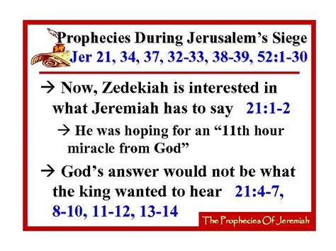 The Prophecies Of Jeremiah An Introduction Jeremiah