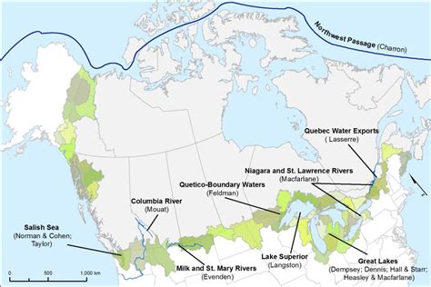 Map Of Canada And Us Border