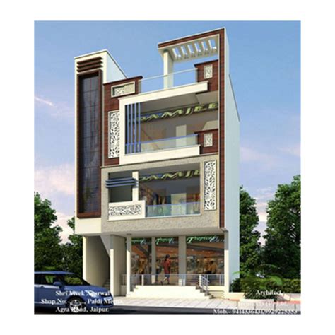 Mdf Design Home Elevation Jali Sizedimension 8 X 3 Feet Rs 150