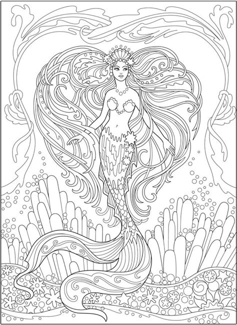 Welcome To Dover Publications Ch Magnificent Mermaids Mermaid