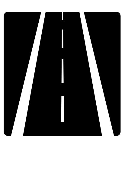 Highway Clipart Black And White Clip Art Library