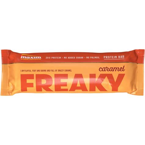 Maxim Proteinbar Freaky Caramel 55g Menyno