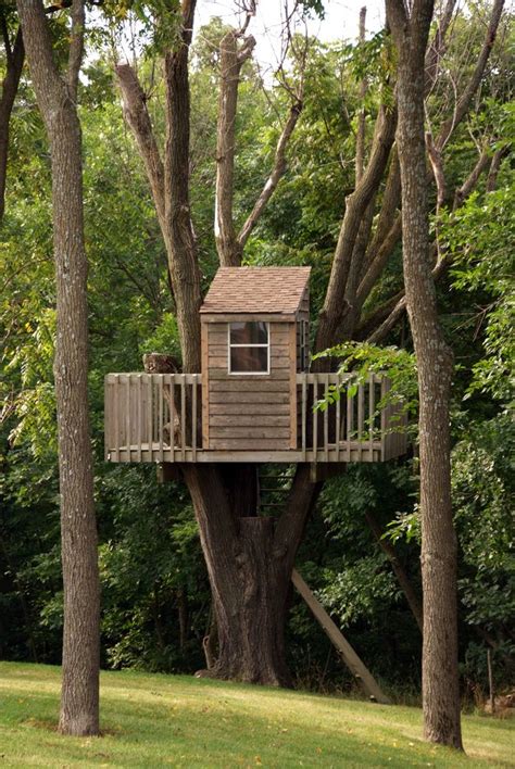 How To Build A Treehouse With Pictures Wikihow Baumhaus Haus Baum