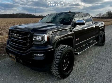 2016 Gmc Sierra 1500 With 20x12 44 Gear Off Road 761b And 30555r20