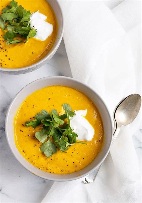 Thai Curry Carrot And Pumpkin Soup Seasons And Suppers