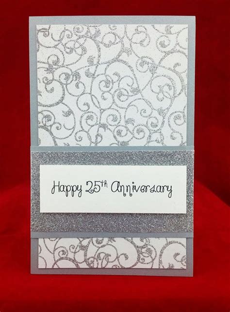See more ideas about anniversary cards, wedding cards, cards. Handmade 25th Wedding Anniversary Card | Wedding ...