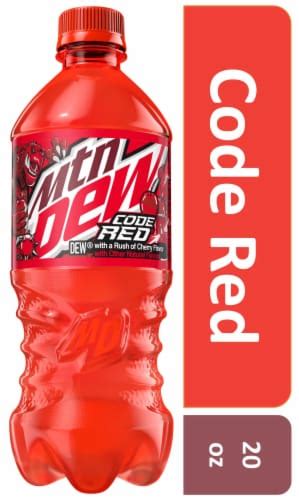 Mountain Dew Code Red Soda Bottle Fl Oz Frys Food Stores