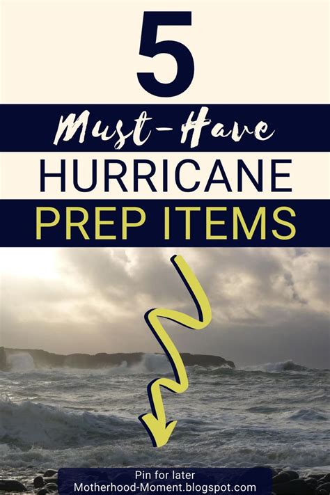 5 Must Have Hurricane Prep Items Hurricane Prep Prepping Hurricane