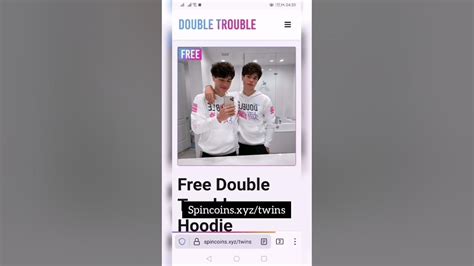 How To Get Free Double Trouble Stokes Twins Hoodie For Free 🥰💯 Stokes