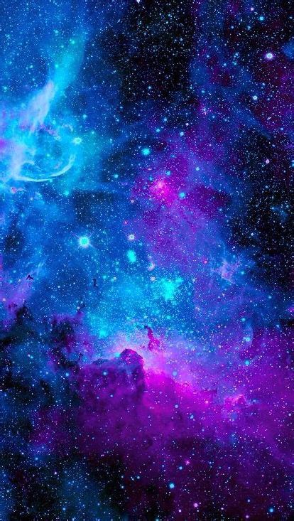 Galaxy Purple Blue Background Galaxy Purple Blue Space Purple And