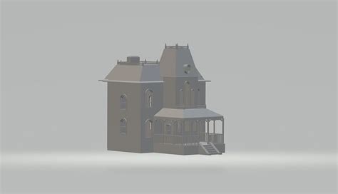 The Bates House 3d Model 3d Printable Cgtrader