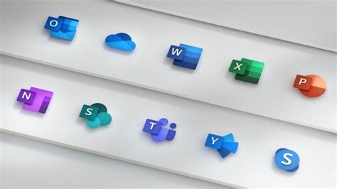 Microsoft Office 365 Icons Bekommen Erstes Redesign Seit 2013 Office