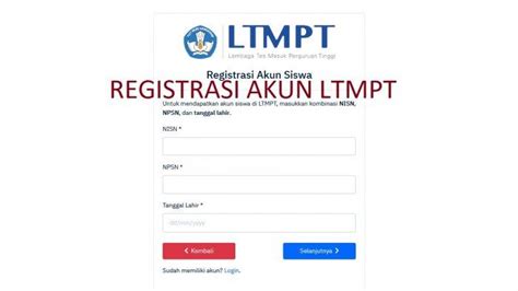 Dalam rangka penerimaan mahsiswa baru melalui jalur seleksi nasional masuk perguruan tinggi negeri atau. Tutorial Registrasi Akun LTMPT, Lengkap Persyaratan & Link Pendaftaran, Terakhir 7 Januari 2020 ...