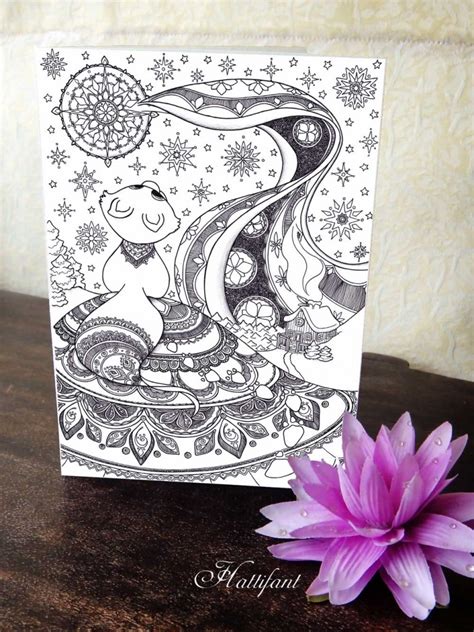 Find templates and instructions on hattifant's website. Winter Coloring Pages - Hattifant
