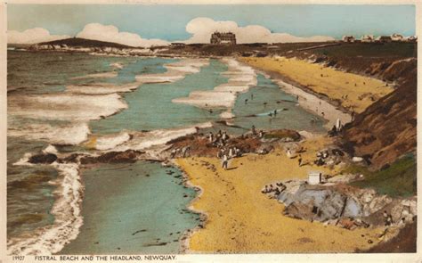 Postcards And Viewcards 1950s Postcard Of Fistral Beach Newquay