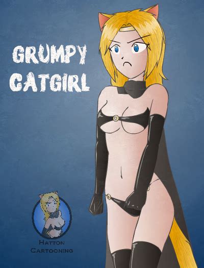 Grumpy Catgirl By Mandalorian Jedi Hentai Foundry