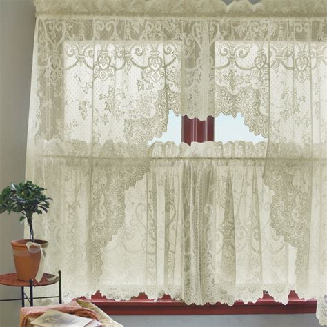 Heritage Lace Ivy Swag Tier Curtain And Reviews Wayfair