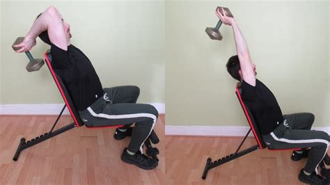 Seated Overhead Tricep Extension